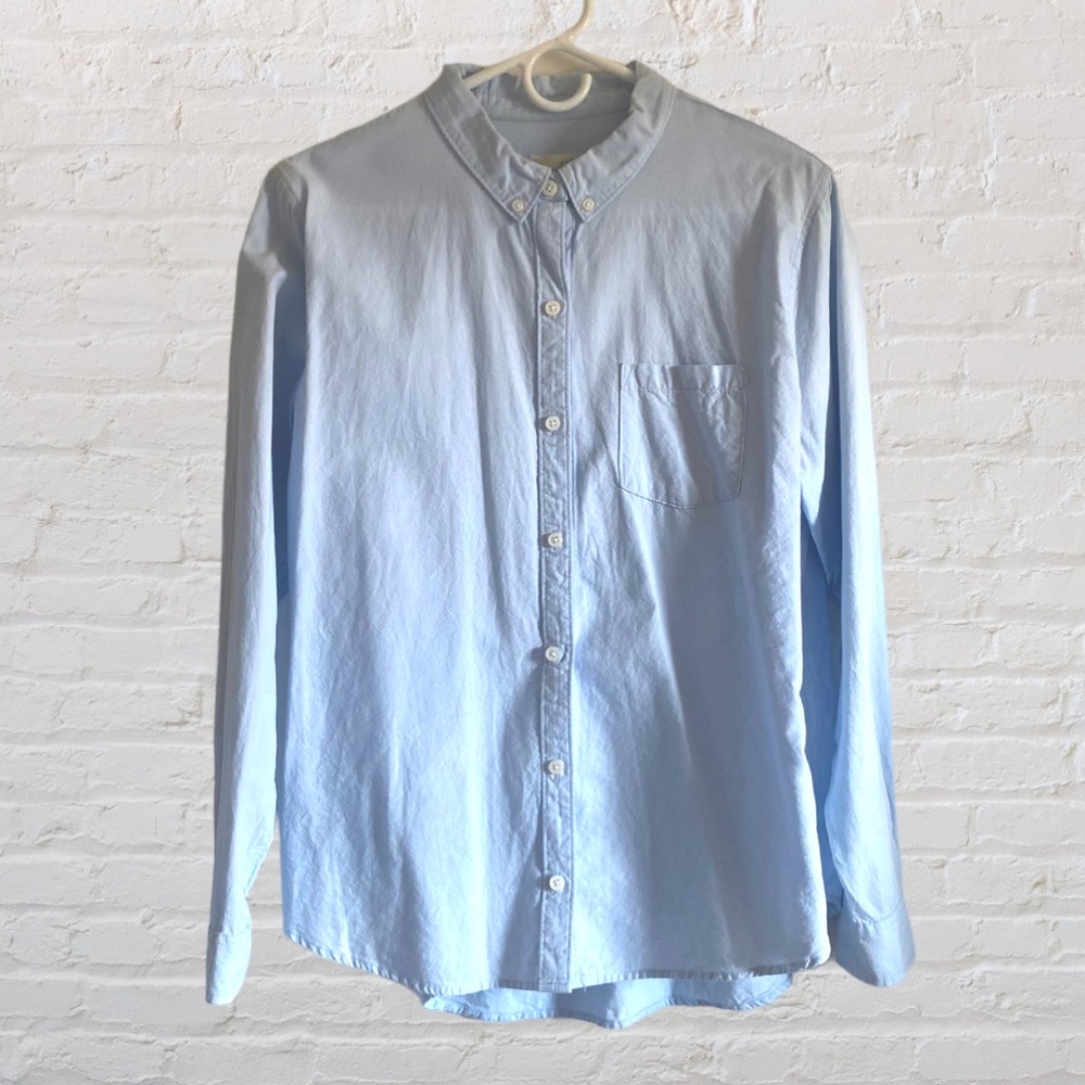 Universal Thread Light Blue Button Down Shirt Blo… - image 1